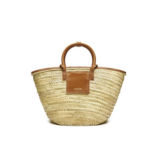 Torebka JACQUEMUS Le Panier Soli 23E223BA045-3072 Beżowy ze sklepu eobuwie.pl w kategorii Torby letnie - zdjęcie 183906347
