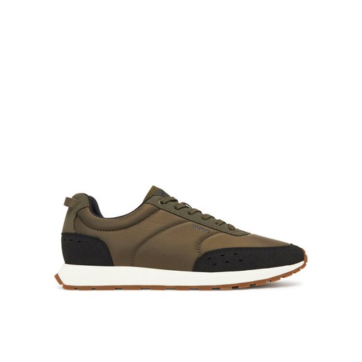 HUGO Sneakersy Icelin 50548502 Zielony ze sklepu MODIVO w kategorii Buty sportowe męskie - zdjęcie 183907548