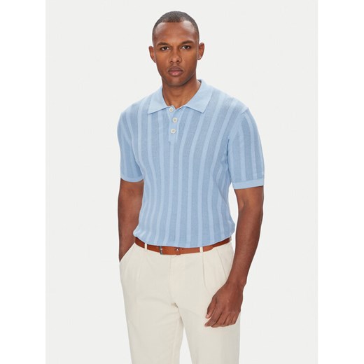 Baldessarini Polo B4 50024.5232 Zielony Slim Fit ze sklepu MODIVO w kategorii T-shirty męskie - zdjęcie 183907556