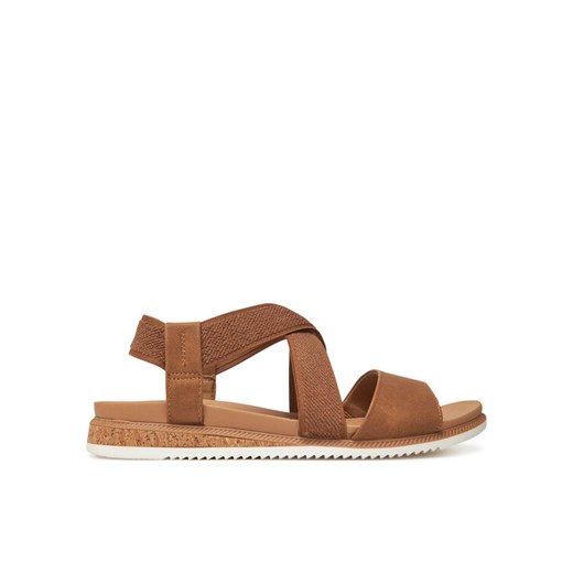 Skechers Sandały BOBS Desert Kiss Low 114705/CSNT Brązowy ze sklepu MODIVO w kategorii Sandały damskie - zdjęcie 183907687