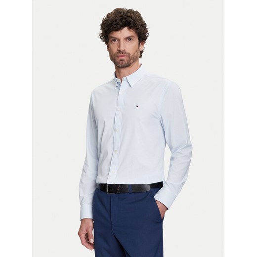 Tommy Hilfiger Koszula Performance MW0MW39419 Błękitny Regular Fit ze sklepu MODIVO w kategorii Koszule męskie - zdjęcie 183907718