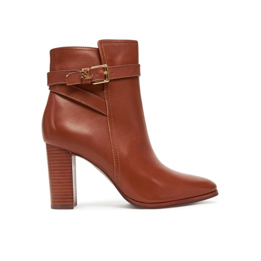 LAUREN RALPH LAUREN Botki 802974475001 Brązowy ze sklepu MODIVO w kategorii Botki - zdjęcie 183907736