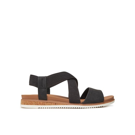 Skechers Sandały BOBS Desert Kiss Low 114705/BLK Czarny ze sklepu MODIVO w kategorii Sandały damskie - zdjęcie 183907785