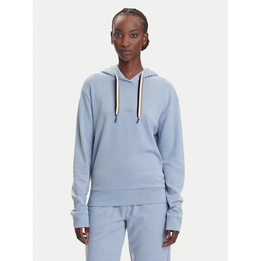 BOSS Bluza CP Stripe 50524760 Błękitny Regular Fit ze sklepu MODIVO w kategorii Bluzy damskie - zdjęcie 183907809