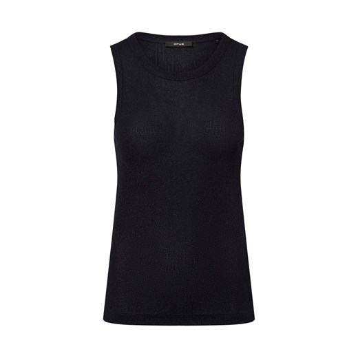 Opus Top damski - Ilesso Sparkle Kobiety wiskoza granatowy jednolity ze sklepu vangraaf w kategorii Bluzki damskie - zdjęcie 183909539