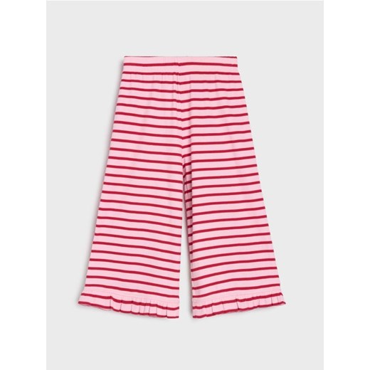 Sinsay - Szerokie spodnie zakończone ozdobnymi falbanami - wielobarwny ze sklepu Sinsay w kategorii Spodnie dziewczęce - zdjęcie 183910455