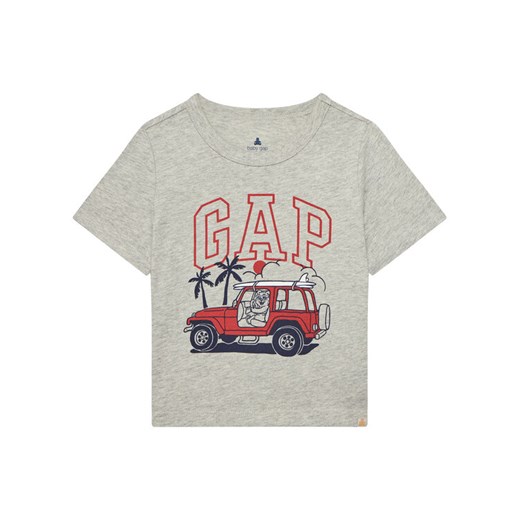 Gap T-Shirt 779639-00 Szary Regular Fit ze sklepu MODIVO w kategorii T-shirty chłopięce - zdjęcie 183910617
