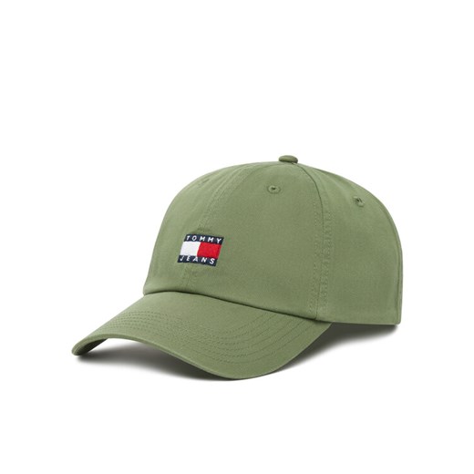Tommy Jeans Czapka z daszkiem Tjm Heritage 6 Panel Cap AM0AM12020 Zielony ze sklepu MODIVO w kategorii Czapki z daszkiem męskie - zdjęcie 183910668