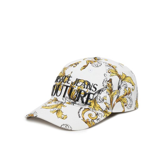 Versace Jeans Couture Czapka z daszkiem 78VAZK10 Biały ze sklepu MODIVO w kategorii Czapki z daszkiem damskie - zdjęcie 183910728