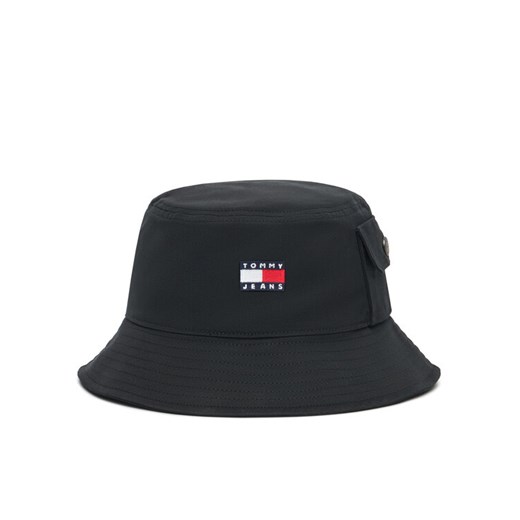 Tommy Jeans Kapelusz Heritage Bucket AM0AM13423 Czarny ze sklepu MODIVO w kategorii Kapelusze męskie - zdjęcie 183910759