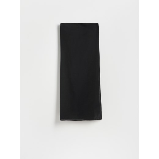 Reserved - Sarong z dodatkiem lnu - czarny ze sklepu Reserved w kategorii Spódnice - zdjęcie 183911799