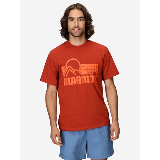Marmot Koszulka funkcyjna &quot;Coastal Tee&quot; w kolorze czerwonym ze sklepu Limango Polska w kategorii T-shirty męskie - zdjęcie 183912139