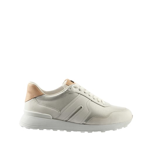 Högl Skórzane sneakersy &quot;Tony&quot; w kolorze biało-srebrnym ze sklepu Limango Polska w kategorii Buty sportowe damskie - zdjęcie 183912225