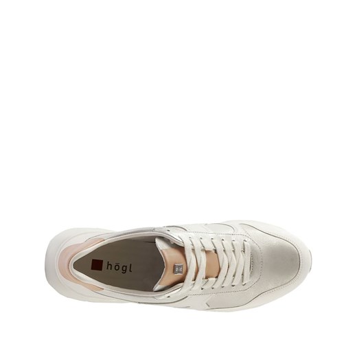 Högl Skórzane sneakersy &quot;Tony&quot; w kolorze biało-srebrnym Högl 38 okazja Limango Polska