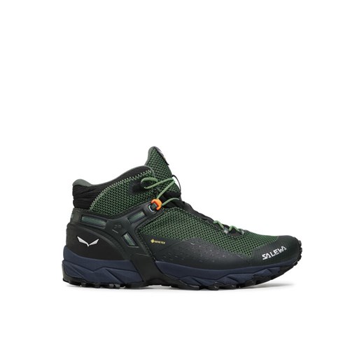 Trekkingi Salewa Ms Ultra Flex 2 Mid Gtx GORE-TEX 61387 Zielony ze sklepu eobuwie.pl w kategorii Buty trekkingowe męskie - zdjęcie 183913435