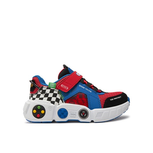 Sneakersy Skechers Gametronix 402260L/BLMT Kolorowy ze sklepu eobuwie.pl w kategorii Półbuty dziecięce - zdjęcie 183913465