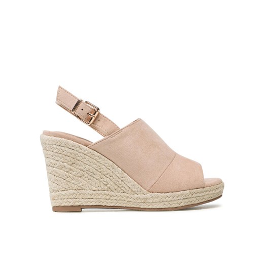 Espadryle Jenny Fairy LS5242-02 Beżowy ze sklepu eobuwie.pl w kategorii Sandały damskie - zdjęcie 183913469