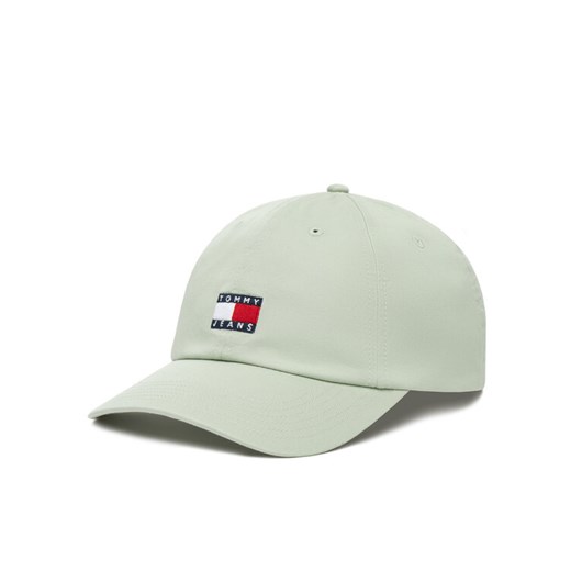 Czapka z daszkiem Tommy Jeans Tjm Heritage 6 Panel Cap AM0AM12020 Zielony ze sklepu eobuwie.pl w kategorii Czapki z daszkiem męskie - zdjęcie 183913525