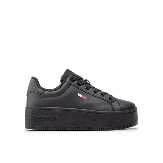Sneakersy Tommy Jeans Flatform Ess EN0EN02043 Czarny Tommy Jeans 39 eobuwie.pl