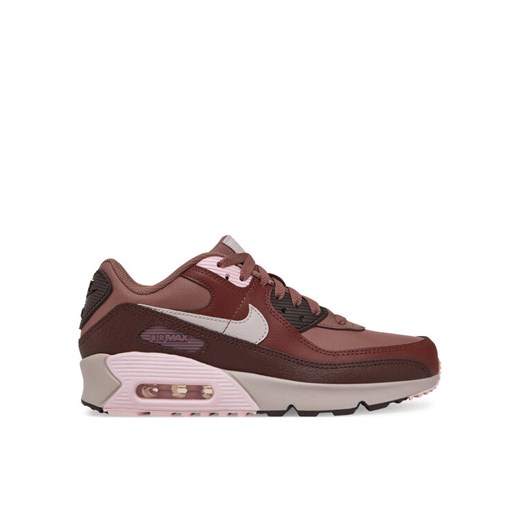 Sneakersy Nike Air Max 90 LTR CD6864 Bordowy ze sklepu eobuwie.pl w kategorii Buty sportowe damskie - zdjęcie 183913637
