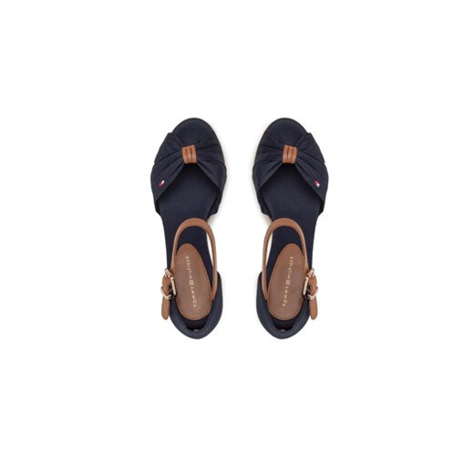 Espadryle Tommy Hilfiger Iconic Elba Sandal FW0FW00906 Granatowy Tommy Hilfiger 39 eobuwie.pl