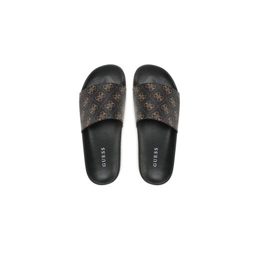 Klapki Guess Colico FM6CLC FAL19 Brązowy Guess 39 eobuwie.pl