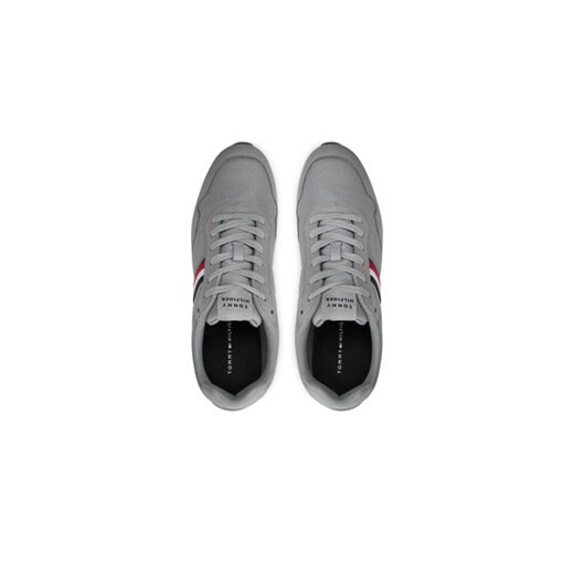 Sneakersy Tommy Hilfiger Lo Runner Mix FM0FM04958 Szary Tommy Hilfiger 42 eobuwie.pl