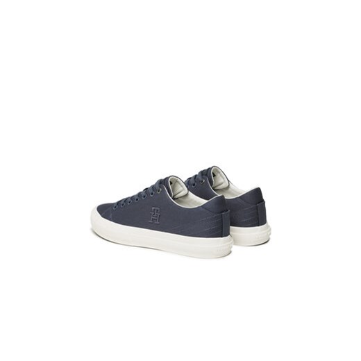 Tenisówki Tommy Hilfiger Th Vi Vulc Street Low Veg Dyes FM0FM04688 Granatowy Tommy Hilfiger 44 eobuwie.pl