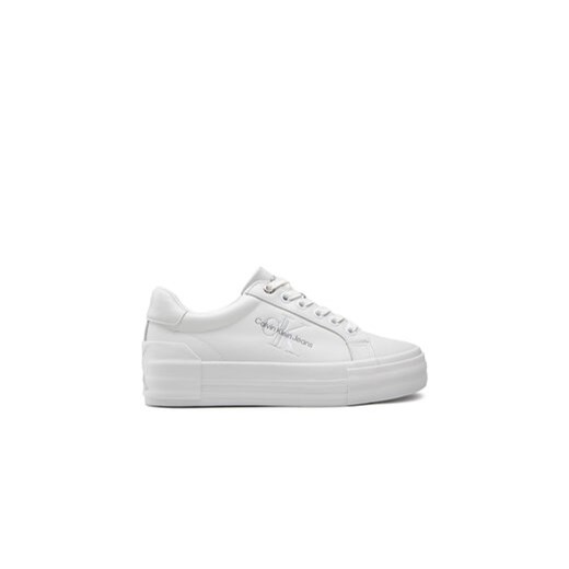Sneakersy Calvin Klein Jeans Vulc Flatform Bold Lth YW0YW00821 Biały 38 eobuwie.pl