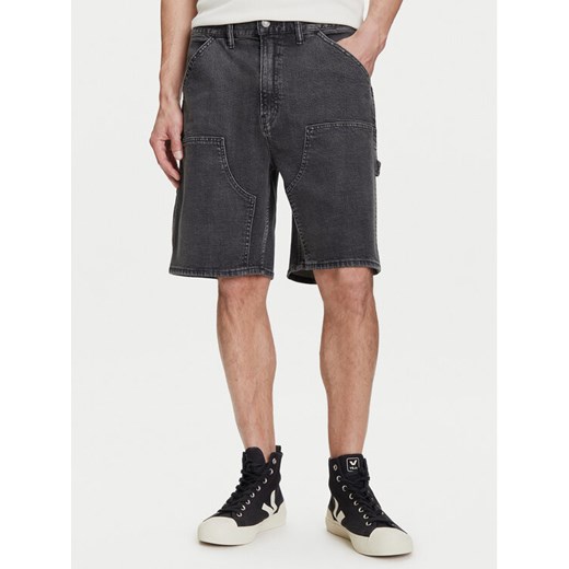 Gap Szorty jeansowe 767488 Czarny Relaxed Fit ze sklepu MODIVO w kategorii Spodenki męskie - zdjęcie 183915196