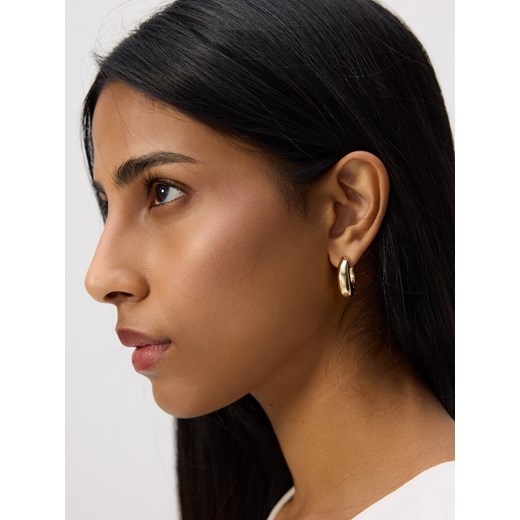 Reserved - Owalne kolczyki - złoty ze sklepu Reserved w kategorii Kolczyki - zdjęcie 183915787