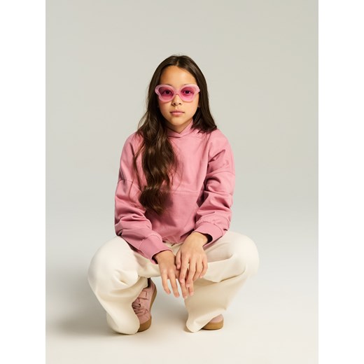 Sinsay - Bluza z kapturem - różowy Sinsay 158 (12-13 l) Sinsay