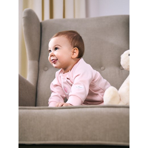 Sinsay - Bluza z ozdobnym haftem - różowy Sinsay 56 (Newborn) Sinsay