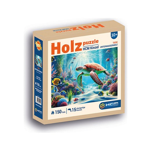 HCM 150-częściowe drewniane puzzle &quot;Underwater world&quot; - 10+ ze sklepu Limango Polska w kategorii Puzzle - zdjęcie 183918309