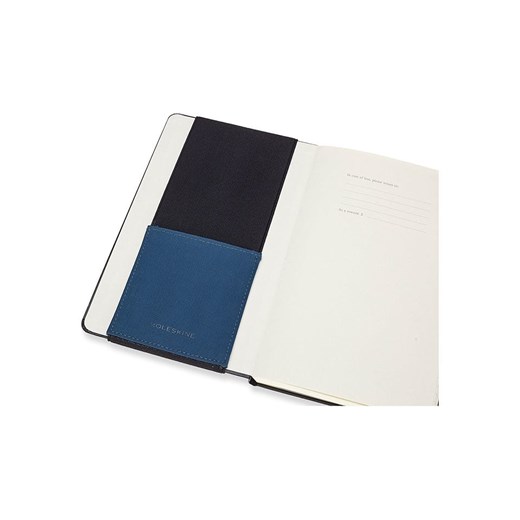 Moleskine Notatnik kieszonkowy w kolorze niebieskim - 21 x 13 cm ze sklepu Limango Polska w kategorii Akcesoria biurowe - zdjęcie 183918579