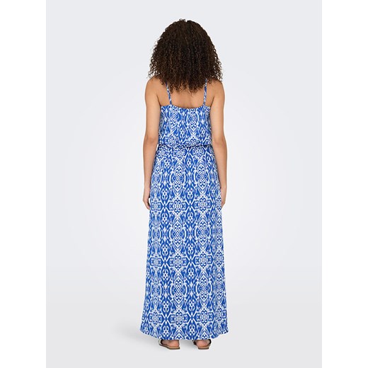 Sukienka ONLY niebieska z elastanu maxi