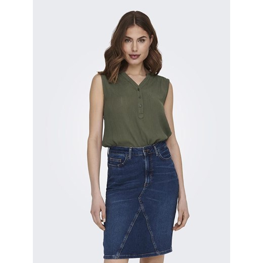 Bluzka damska ONLY bez rękawów biała 