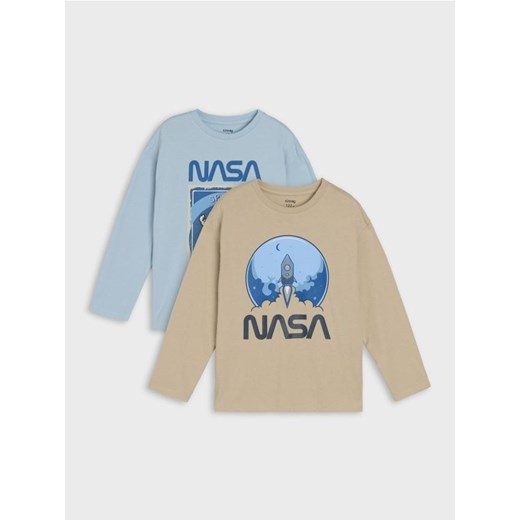 Sinsay - Koszulka 2 pack NASA - wielobarwny ze sklepu Sinsay w kategorii T-shirty chłopięce - zdjęcie 183919416