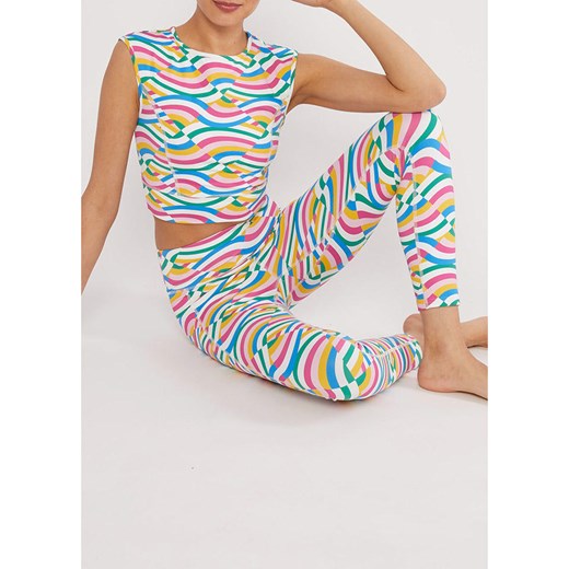 Blutsgeschwister Legginsy sportowe &quot;Ohmm Legshappy&quot; ze wzorem ze sklepu Limango Polska w kategorii Spodnie damskie - zdjęcie 183920338