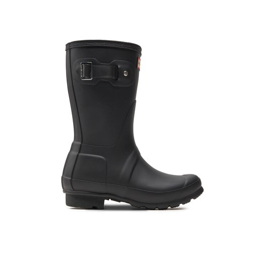 Kalosze Hunter Original Short WFS1000RMA Czarny ze sklepu eobuwie.pl w kategorii Kalosze damskie - zdjęcie 183920975