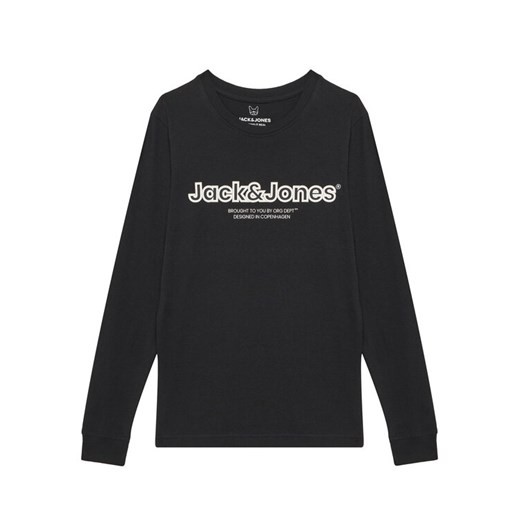 Jack & Jones Junior Bluzka 12247606 Czarny Standard Fit ze sklepu MODIVO w kategorii T-shirty chłopięce - zdjęcie 183921676