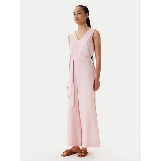 United Colors Of Benetton Kombinezon 4AGHDT00E Różowy Wide Leg ze sklepu MODIVO w kategorii Kombinezony damskie - zdjęcie 183921726