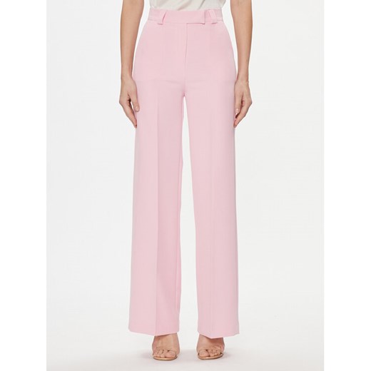 Maryley Spodnie materiałowe 24EB515/43OR Różowy Relaxed Fit Maryley S MODIVO