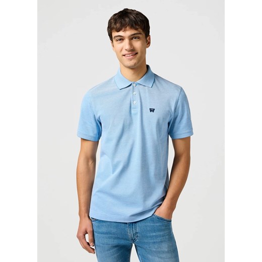 WRANGLER MĘSKA KOSZULKA WRANGLER REFINED POLO SHIRT BLUE 112362833 ze sklepu YouNeedit.pl w kategorii T-shirty męskie - zdjęcie 183922945