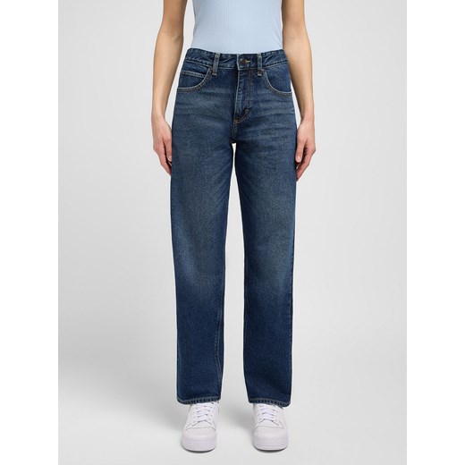 DAMSKIE SPODNIE LEE RIDER CLASSIC HYPER DARK 112354414 ze sklepu YouNeedit.pl w kategorii Jeansy damskie - zdjęcie 183922976