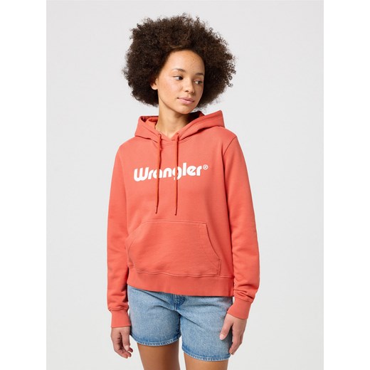 WRANGLER DAMSKA BLUZA Z KAPTUREM WRANGLER REGULAR HOODIE BURNT SIENNA 112350336 ze sklepu YouNeedit.pl w kategorii Bluzy damskie - zdjęcie 183923045