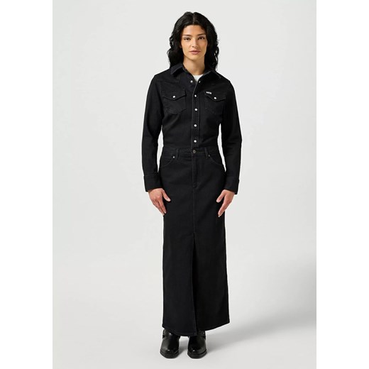 WRANGLER DAMSKA SUKIENKA JEANSOWA WRANGLER DENIM MATCH UP DRESS BLACK 112356782 ze sklepu YouNeedit.pl w kategorii Sukienki - zdjęcie 183923269