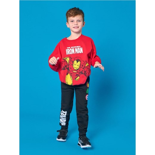 Sinsay - Bluza oversize Iron Man - czerwony ze sklepu Sinsay w kategorii Bluzy chłopięce - zdjęcie 183923728