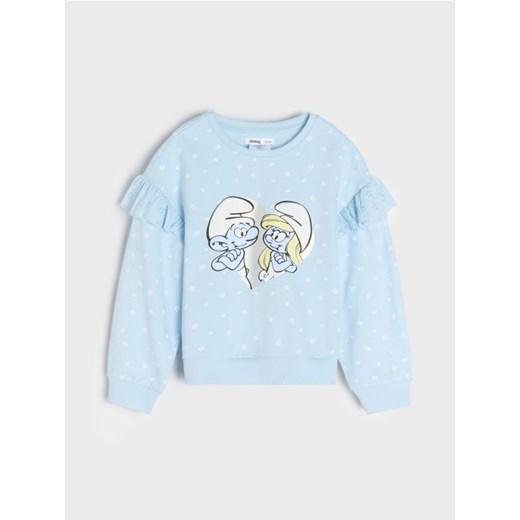 Sinsay - Bluza Smerfy - niebieski ze sklepu Sinsay w kategorii Bluzy dziewczęce - zdjęcie 183923729