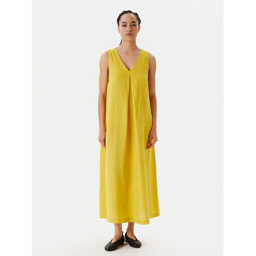 United Colors Of Benetton Sukienka letnia 4AGHDV07C Żółty Relaxed Fit ze sklepu MODIVO w kategorii Sukienki - zdjęcie 183924816